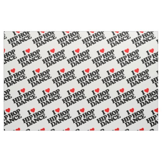 IK HOOP VAN HIP HOP DANCE STOF (Fat Quarter)