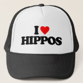 IK HOOP VAN HIPPOS TRUCKER PET (Voorkant)