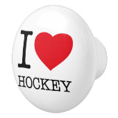 IK HOOP VAN HOCKEY KERAMISCHE KNOP (Rechts)