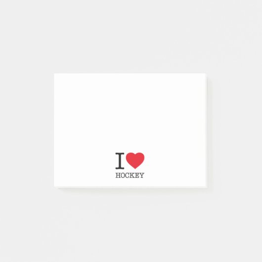 IK HOOP VAN HOCKEY POST-IT® NOTES (Voorkant)