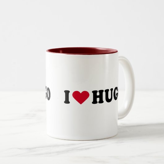 IK HOOP VAN HUGO TWEEKLEURIGE KOFFIEMOK (Voorkant rechts)