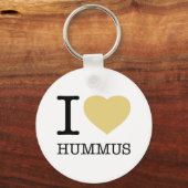 IK HOOP VAN HUMMUS SLEUTELHANGER (Voorkant)