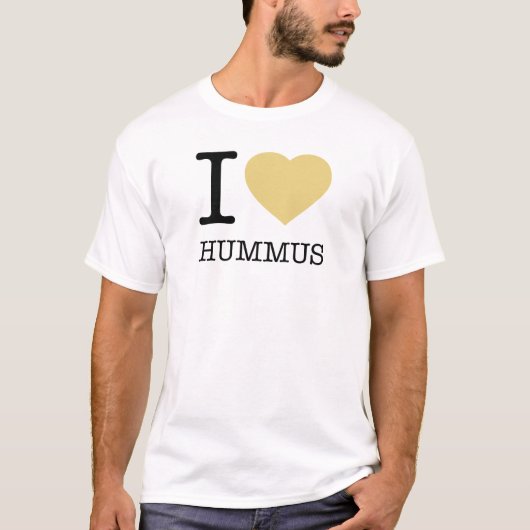IK HOOP VAN HUMMUS T-SHIRT (Voorkant)