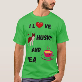 IK HOOP VAN HUSKY EN TEA T-SHIRT