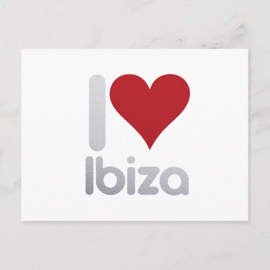 IK HOOP VAN IBIZA BRIEFKAART (Voorkant)