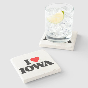 IK HOOP VAN IOWA STENEN ONDERZETTER