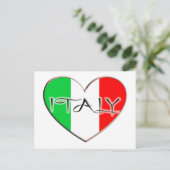 IK HOOP VAN ITALIË BRIEFKAART (Staand voorkant)