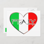 IK HOOP VAN ITALIË BRIEFKAART (Voorkant / Achterkant)