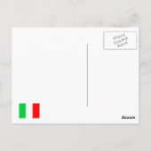 IK HOOP VAN ITALIË BRIEFKAART (Achterkant)
