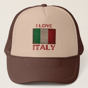 IK HOOP VAN ITALIË TRUCKER HAT PET