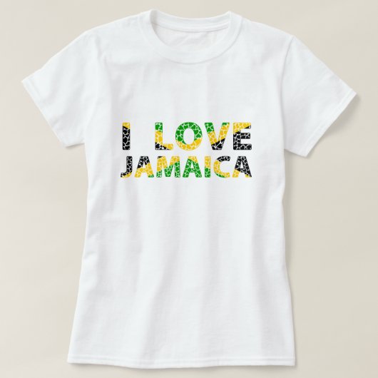 IK HOOP VAN JAMAICA T-SHIRT (Design voorkant)