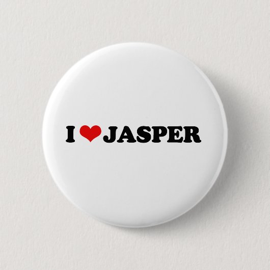 IK HOOP VAN JASPER RONDE BUTTON 5,7 CM (Voorkant)