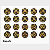 IK HOOP VAN JAZZ RONDE STICKER (Vel)