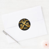 IK HOOP VAN JAZZ RONDE STICKER (Envelop)