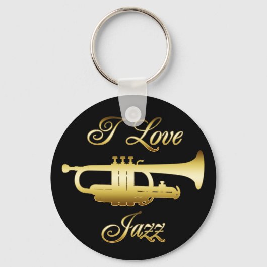 IK HOOP VAN JAZZ SLEUTELHANGER (Voorkant)