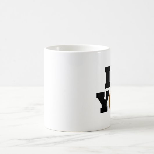 IK HOOP VAN JE AardappelhartMok Koffiemok (Center)