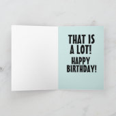 IK HOOP VAN JE ALS EEN VET KIND TACO FUNNY BIRTHDA KAART (Binnen)