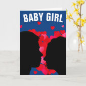 IK HOOP VAN JE BABY GIRL WENSKAART VOOR HAAR KAART (Gele Bloem)