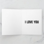 IK HOOP VAN JE FLAMINGOS GROOT WENSKAART KAART (Binnen)