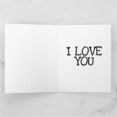 IK HOOP VAN JE LION KUPLE ROMANTIC BIG KAARTEN (Binnen)