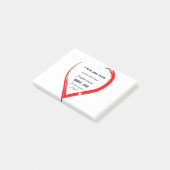 IK HOOP VAN JE MOM POST-IT® NOTES (Schuin)