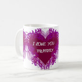IK HOOP VAN JE MUMMY GIFT ROMANTIC MOK (Voorkant links)