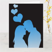 IK HOOP VAN JE ROMANTISCHE WENSKAARTEN KAART (Gele Bloem)