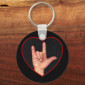 IK HOOP VAN JE TAAL OP ZWART TE ZIEN SLEUTELHANGER (Voorkant)