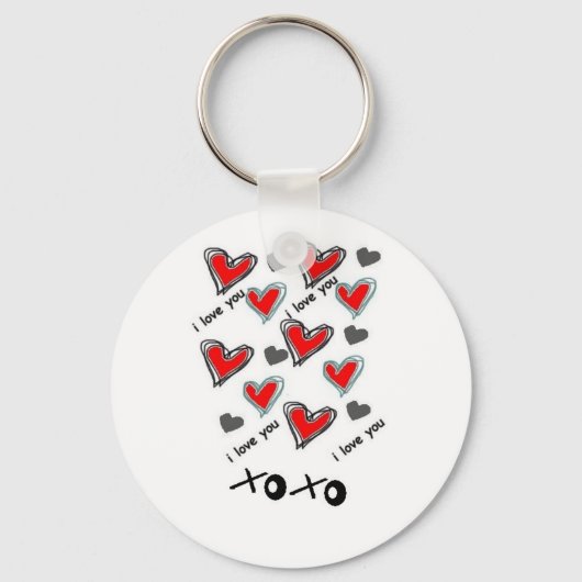 IK HOOP VAN JE XOXO SLEUTELHANGER (Voorkant)
