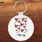IK HOOP VAN JE XOXO SLEUTELHANGER (Voorkant)