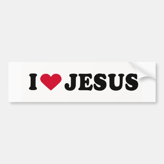 IK HOOP VAN JESUS BUMPERSTICKER (Voorkant)