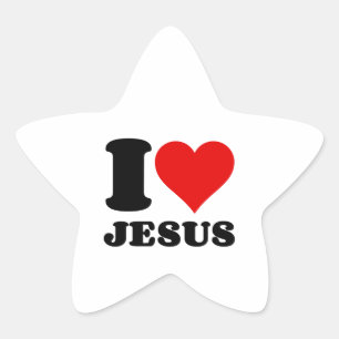 IK HOOP VAN JESUS STER STICKER