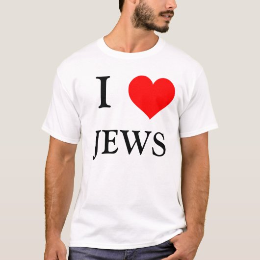 IK HOOP VAN JEWS T-SHIRT (Voorkant)