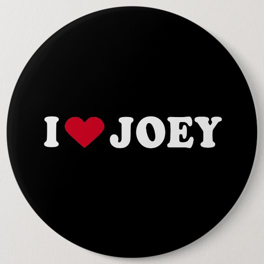 IK HOOP VAN JOEY RONDE BUTTON 6,0 CM (Voorkant)