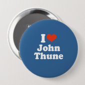 IK HOOP VAN JOHN THUNE RONDE BUTTON 4,0 CM (Voorkant /achterkant)