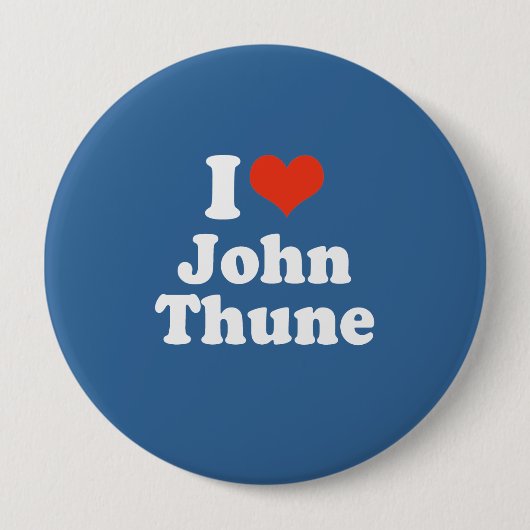 IK HOOP VAN JOHN THUNE RONDE BUTTON 4,0 CM (Voorkant)