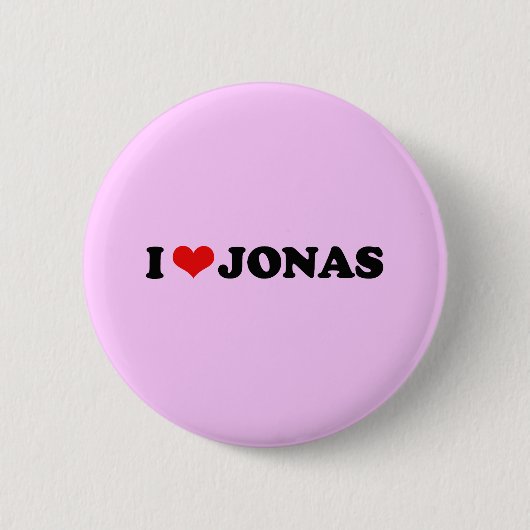 IK HOOP VAN JONAS RONDE BUTTON 5,7 CM (Voorkant)
