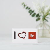 IK HOOP VAN JONGEREN SYMBOLEN VISITEKAARTJE (Staand voorkant)