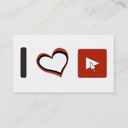 IK HOOP VAN JONGEREN SYMBOLEN VISITEKAARTJE (Voorkant)