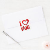 "IK HOOP VAN JULLIE" GROEISEN VIERKANTE STICKER (Envelop)