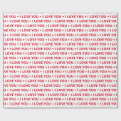 IK HOOP VAN JULLIE Red Text Cadeaupapier (Vlak)