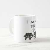 IK HOOP VAN JULLIE TON/Elephant Art/Wedding, geper Koffiemok (Voorkant links)