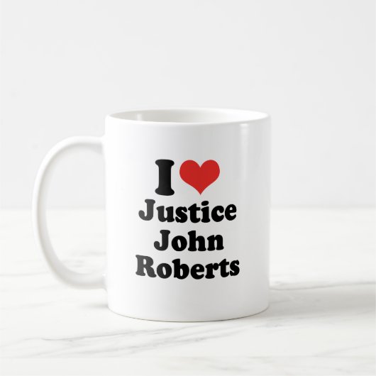 IK HOOP VAN JUSTITIE JOHN ROBERTS - .png Koffiemok (Links)