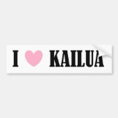 IK HOOP VAN KAILUA BUMPERSTICKER (Voorkant)