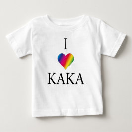 IK HOOP VAN KAKA RAINBOW HEART Baby T-Shirt
