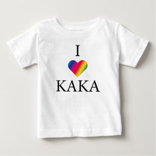 IK HOOP VAN KAKA RAINBOW HEART Baby T-Shirt