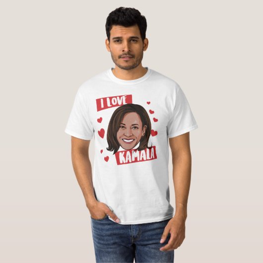 IK HOOP VAN KAMALA T-SHIRT (Voorkant volledig)