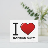 IK HOOP VAN KANSAS CITY,KS - KANSAS BRIEFKAART (Staand voorkant)