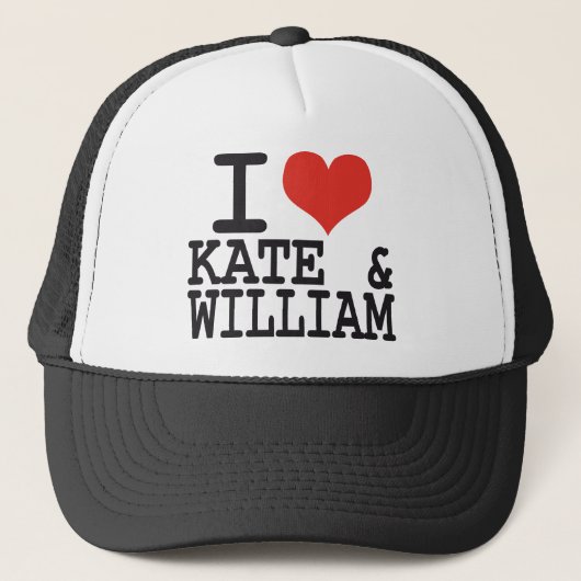 IK HOOP VAN KATE EN WILLIAM TRUCKER PET (Voorkant)