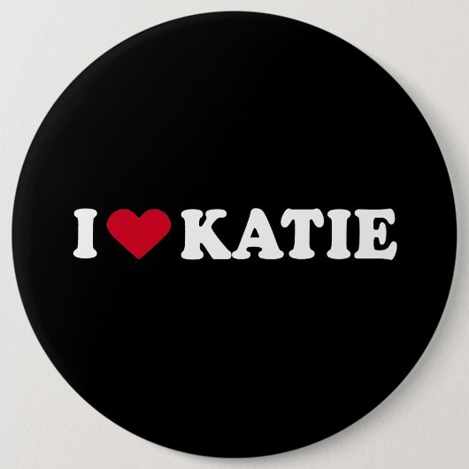 IK HOOP VAN KATIE2 RONDE BUTTON 6,0 CM (Voorkant)